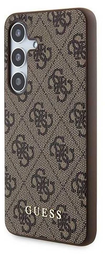 Guess GUOHCSA35G4GFBR A35 A356 rudos spalvos kietas dėklas 4G Metal Gold Logo