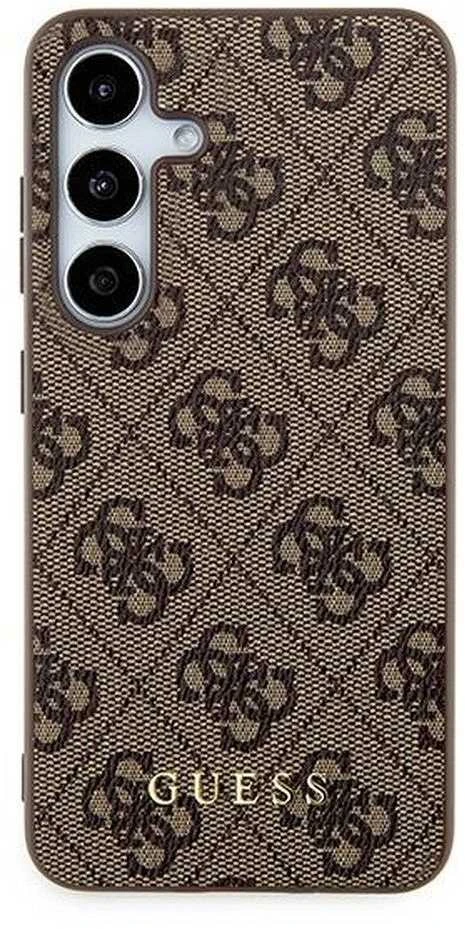 Guess GUOHCSA35G4GFBR A35 A356 rudos spalvos kietas dėklas 4G Metal Gold Logo