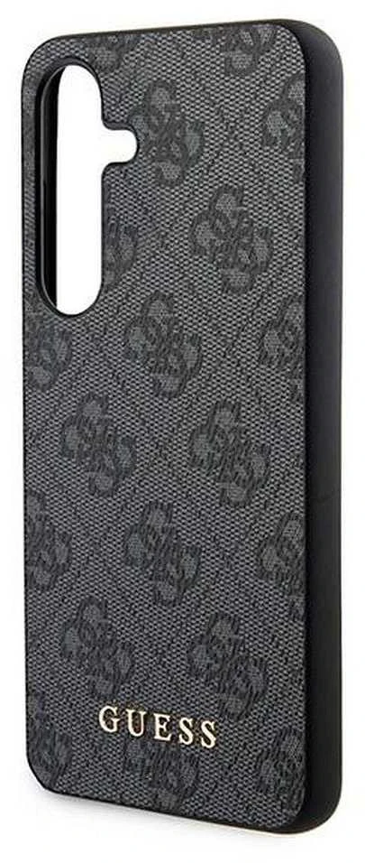 Guess GUOHCSA35G4GFGR A35 A356 juodos spalvos kietas dėklas 4G Metal Gold Logo