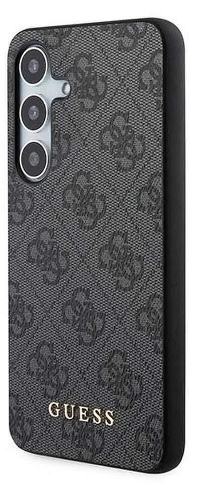 Guess GUOHCSA35G4GFGR A35 A356 juodos spalvos kietas dėklas 4G Metal Gold Logo