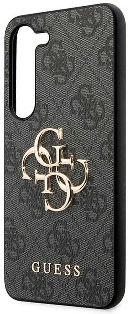 Guess 4G Big Metal Logo – dėklas skirtas samsung Galaxy A55 5G juodas