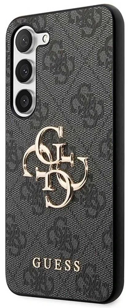 Guess 4G Big Metal Logo – dėklas skirtas samsung Galaxy A55 5G juodas
