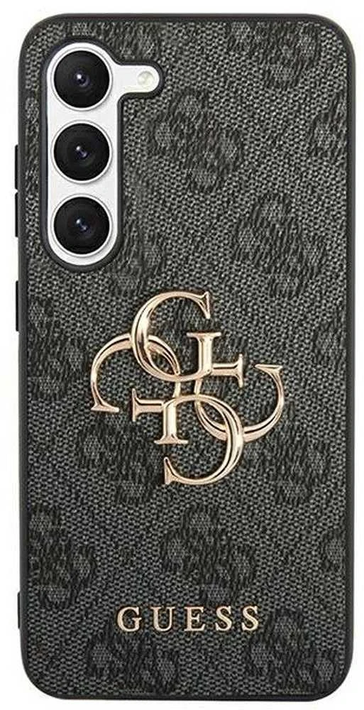 Guess 4G Big Metal Logo – dėklas skirtas samsung Galaxy A55 5G juodas