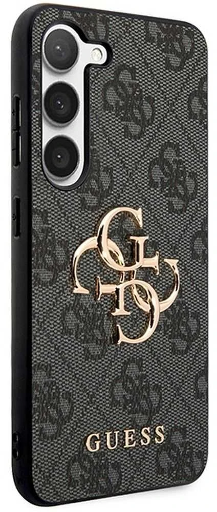 Guess 4G Big Metal Logo – dėklas skirtas samsung Galaxy A55 5G juodas