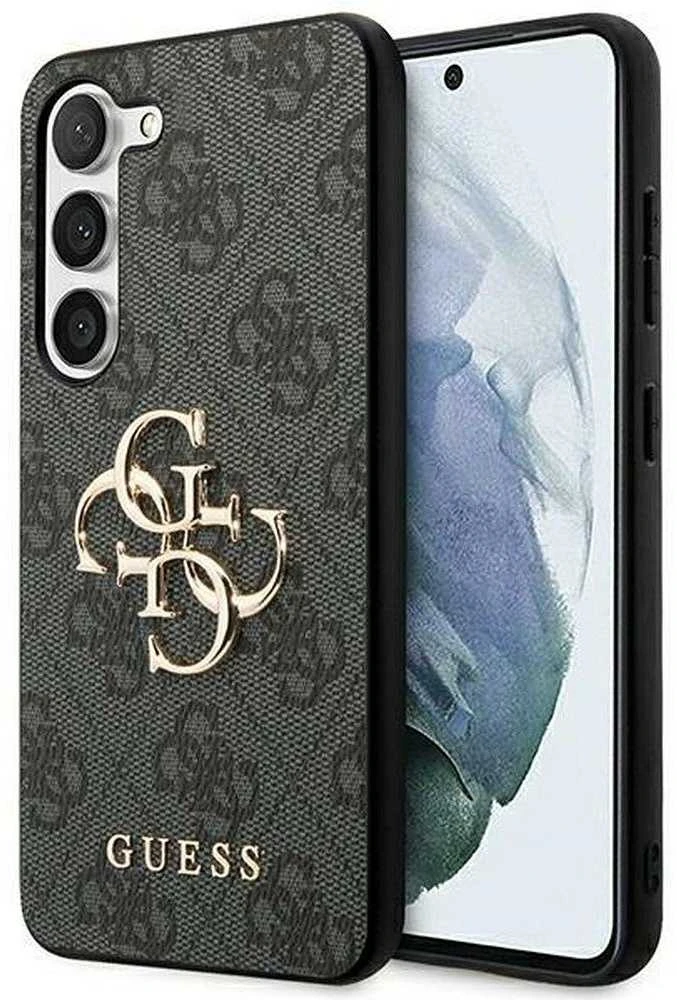 Guess 4G Big Metal Logo – dėklas skirtas samsung Galaxy A55 5G juodas
