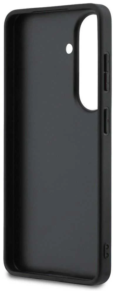 Guess PU 4G Metal Logo dėklas skirtas Samsung Galaxy S26+ rudos spalvos