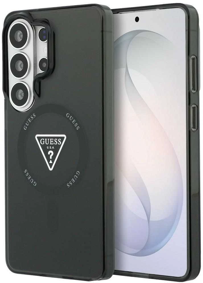 Dėklas Guess IML Gradient Triangle MagSafe Samsung Galaxy S26 Ultra juodos spalvos