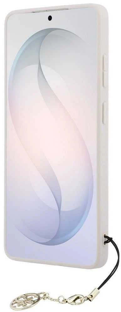 Dėklas Guess 4G Classic Logo Charm MagSafe Samsung Galaxy S26 Ultra rožinės spalvos
