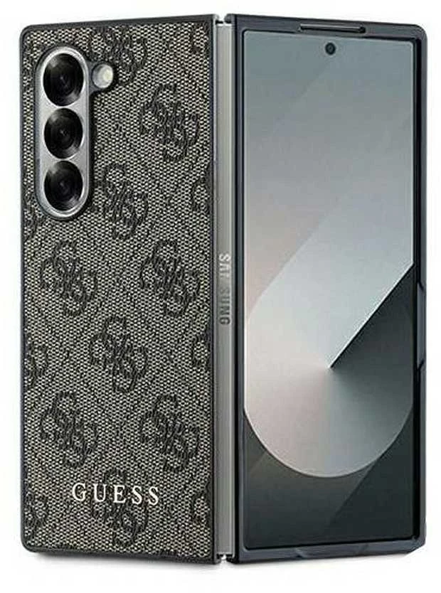 Guess 4G Charm Samsung Galaxy Z Fold6 dėklas telefonui rudos spalvos