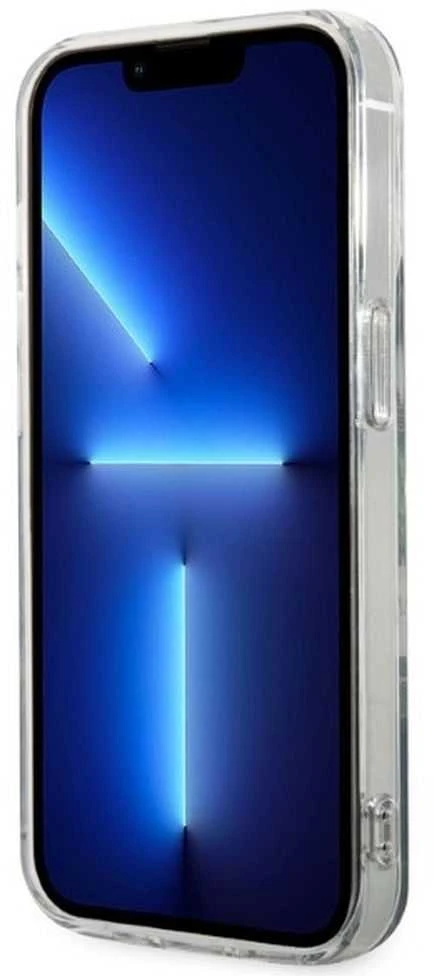 Guess set telefono dėklas + pakrovėjas iPhone 14 Pro Max 6,7 GUBPP14XHJEACSA žalias hard telefono dėklas Jungle MagSafe
