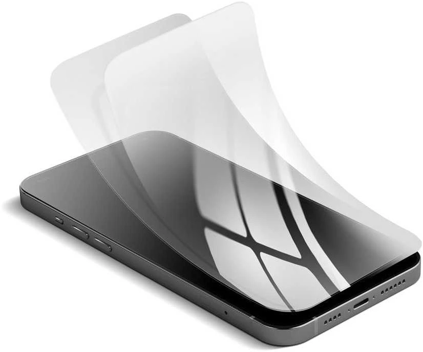 5D hibridinis stiklas, skirtas „Samsung A57 5G Forcell Flexible“ juodas