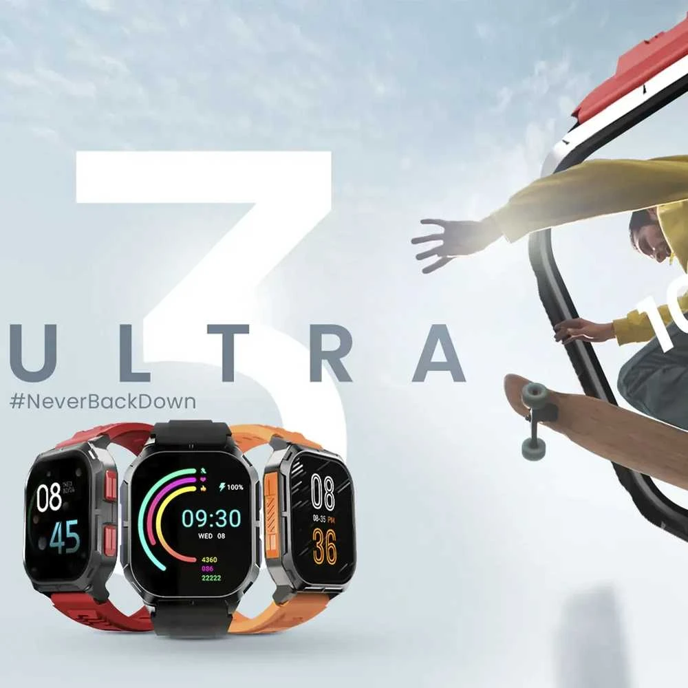 HiFuture FutureFit Ultra3 išmanusis laikrodis Oranžinis