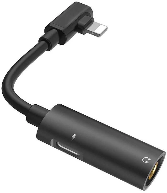 Audio adapteris Hoco LS19 Type-C 2in1 juodas