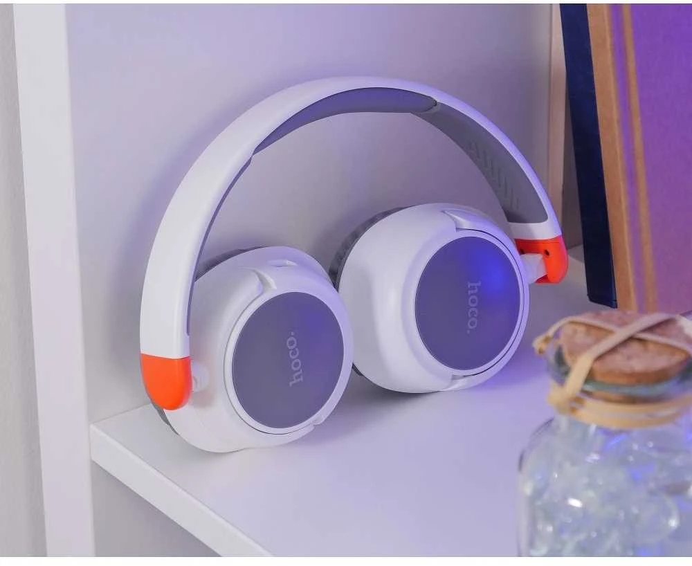 Bluetooth ausinės Hoco W43 baltos