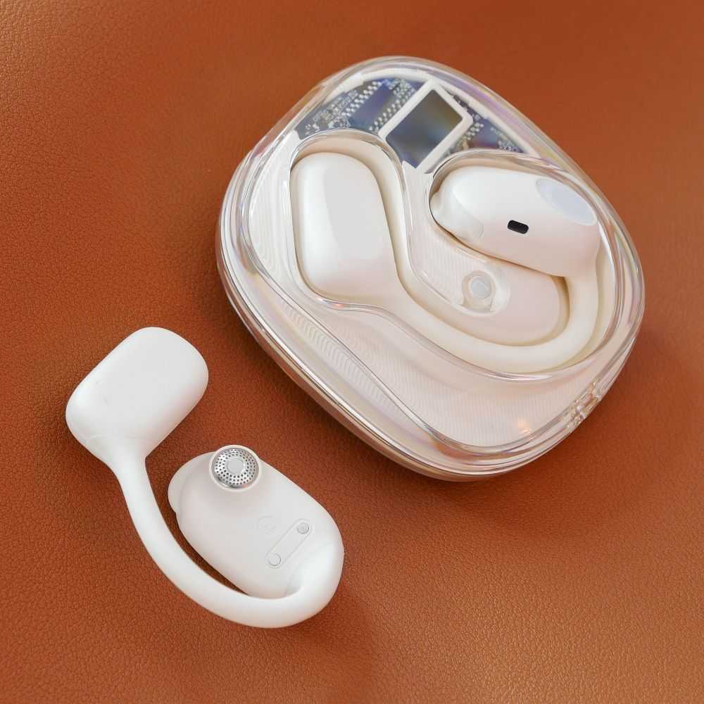 HOCO belaidės ausinės bluetooth TWS EA3 milky baltas