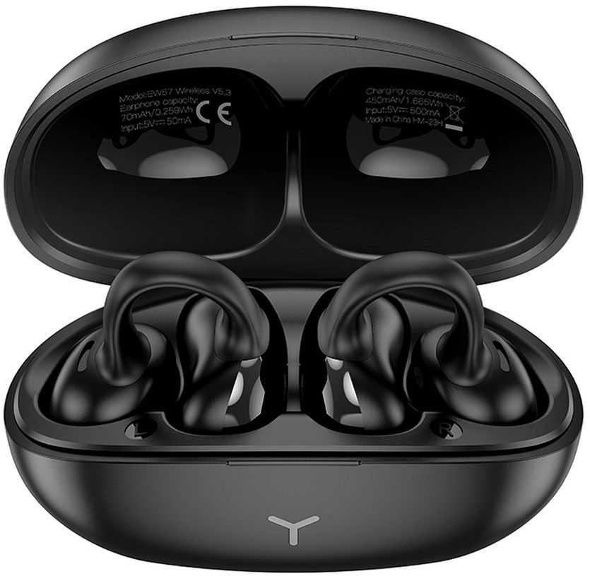HOCO belaidės bluetooth ausinės TWS EW57 juodas