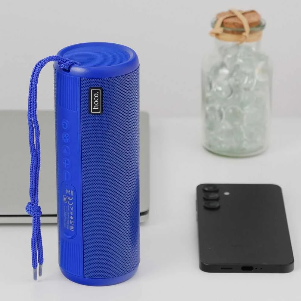 HOCO bluetooth / wireless speaker + flashlight Bora sports HC1 mėlynas