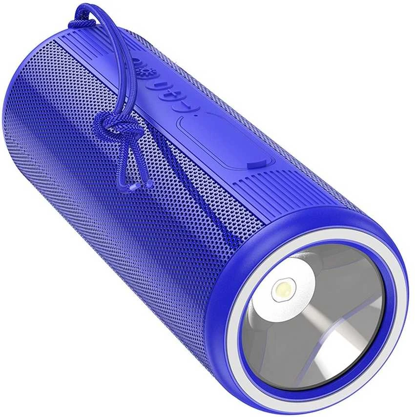 HOCO bluetooth / wireless speaker + flashlight Bora sports HC1 mėlynas