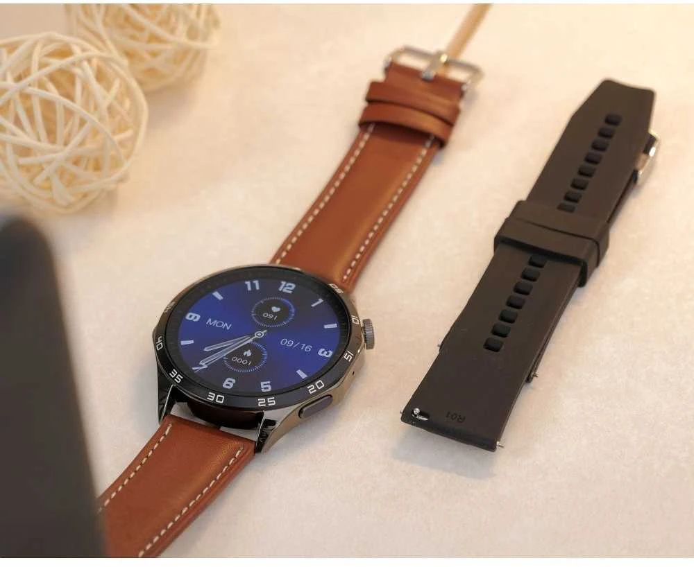 EOL HOCO išmanusis laikrodis su skambinimo funkcija AMOLED Y21 metalinis pilkas