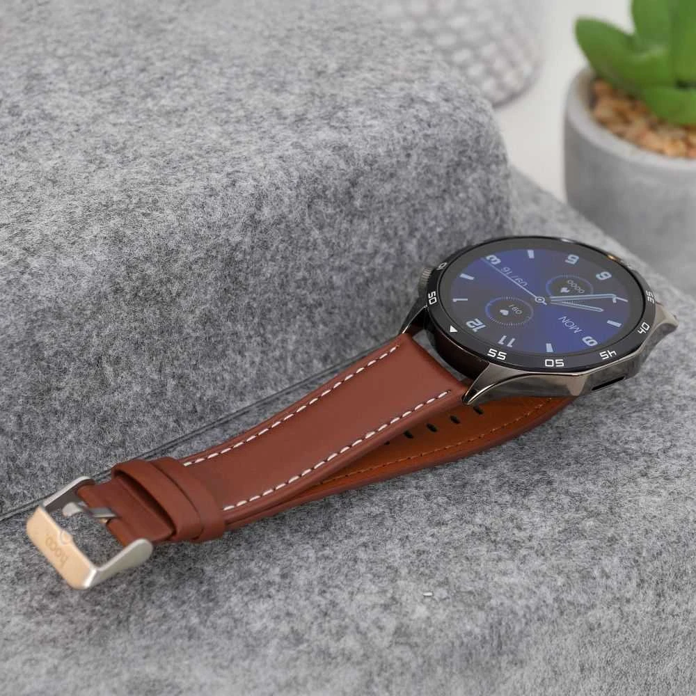 EOL HOCO išmanusis laikrodis su skambinimo funkcija AMOLED Y21 metalinis pilkas