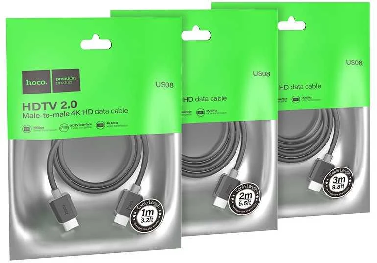 HOCO US08 HDMI2.0 4K HD 2M