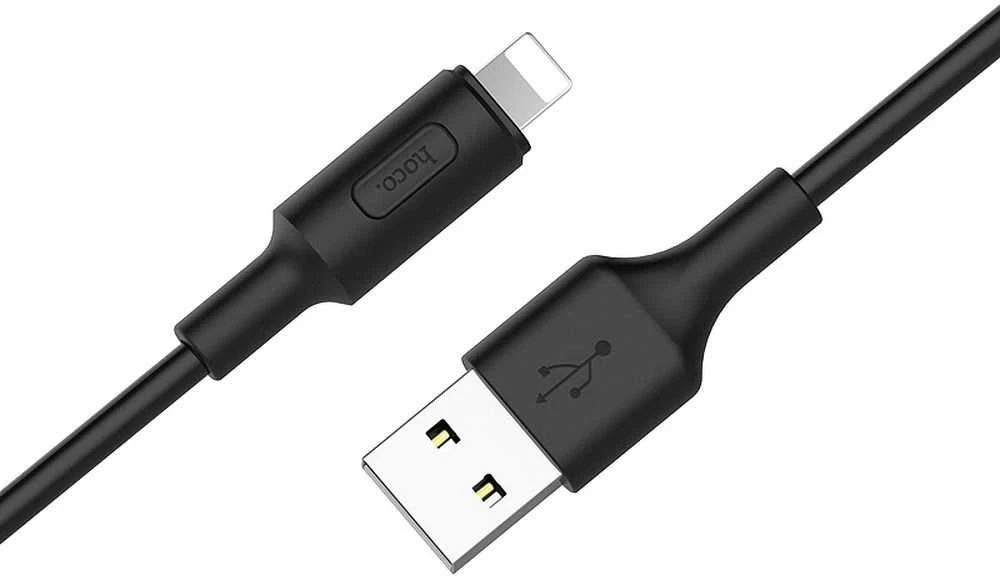 USB kabelis Hoco X25 Lightning 1.0m juodas