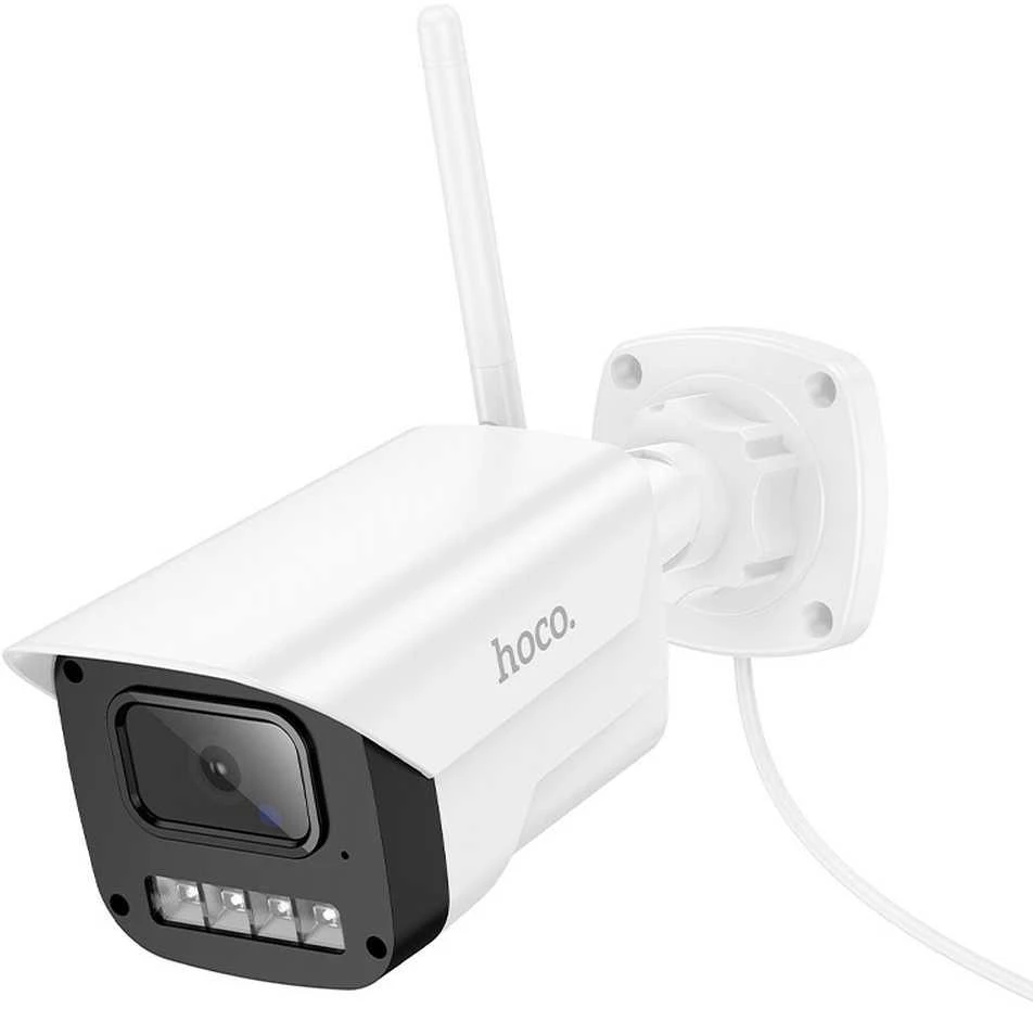 Lauko kamera Hoco pistoleto tipo 3MP Full HD Wi-Fi D4 baltas