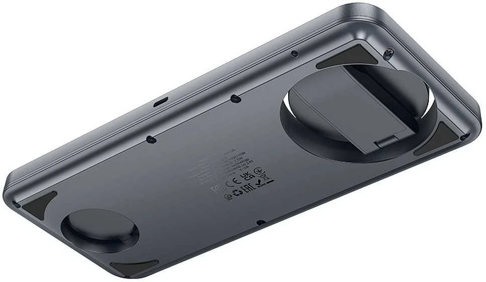 Belaidis įkroviklis Hoco 3in1 (CQ22) (MagSafe) (Phone;AirPods;Watch) 15W juodas