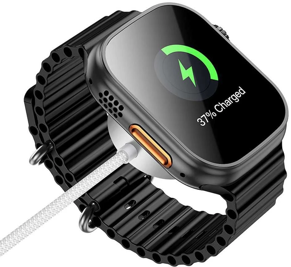HOCO belaidis įkroviklisType C suderinamas su Apple Watch ir SAMSUNG Watch CW59 baltos spalvos
