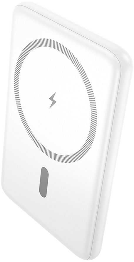 Išorinė baterija, suderinama su „MagSafe Hoco 5000 mAh QC PD 2A 20W“, itin plona, J140A, balta