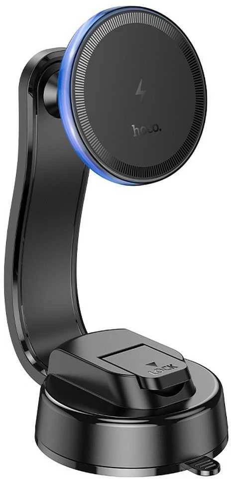 Automobilinis universalus telefono laikiklis Hoco (HW25) Magnetic (MagSafe) tvirtinamas ant prietaisų skydelio, magnetinis juodas