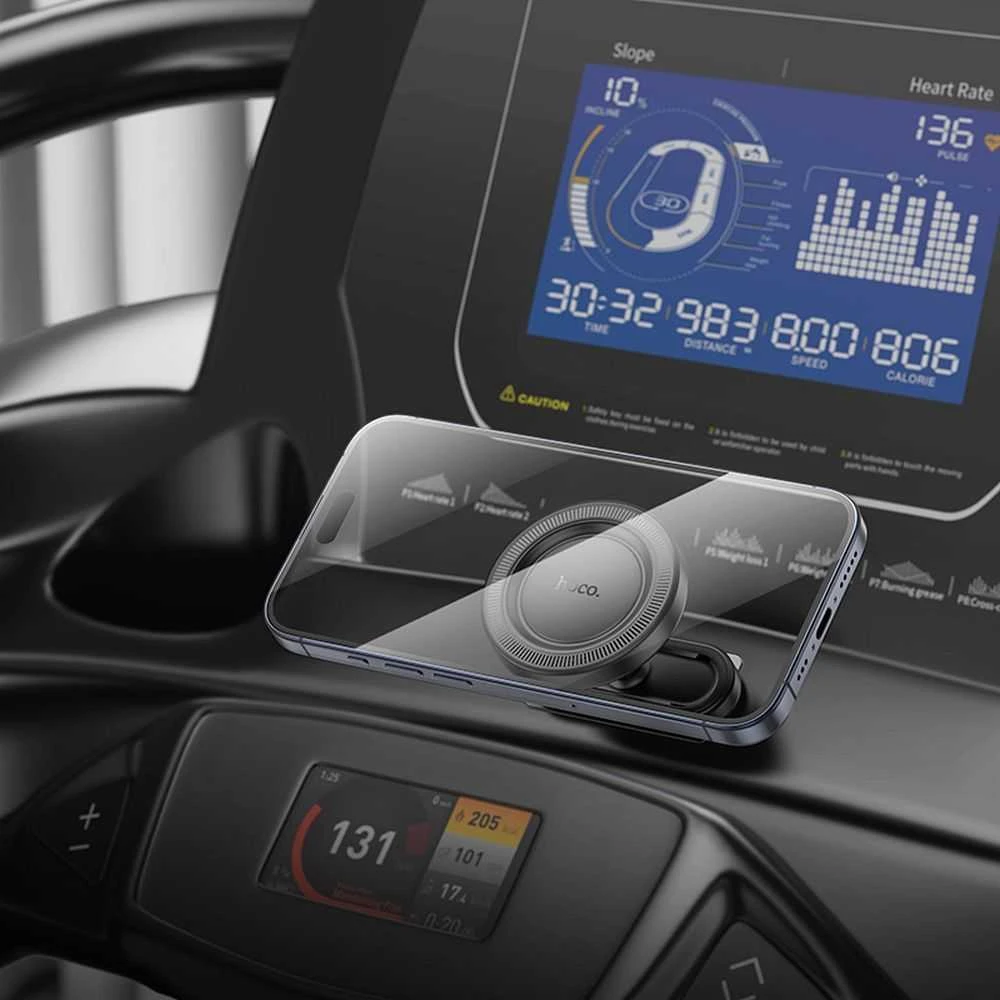 HOCO universalus magnetinis laikiklis telefonui automobiliui/namui H58 juodas