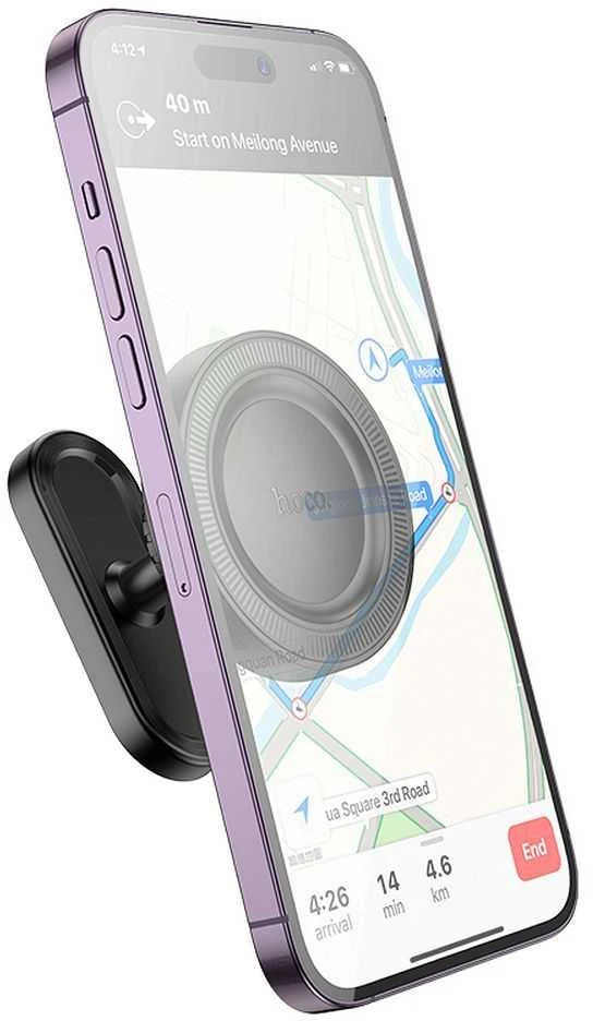 HOCO universalus magnetinis laikiklis telefonui automobiliui/namui H58 juodas