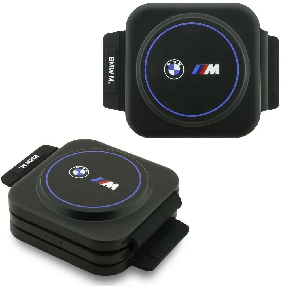 Belaidis įkroviklis 3in1 BMW M Q2 Print Logo mėlynos spalvos