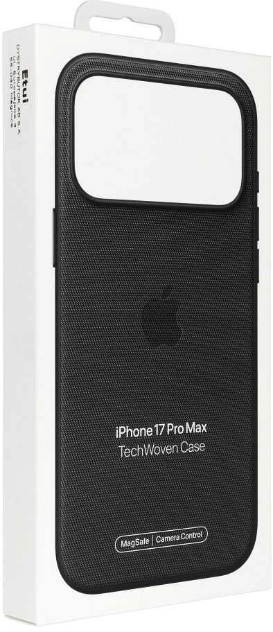 Apple iPhone 17 Pro Max TechWoven dėklas su MagSafe technologija – juodas