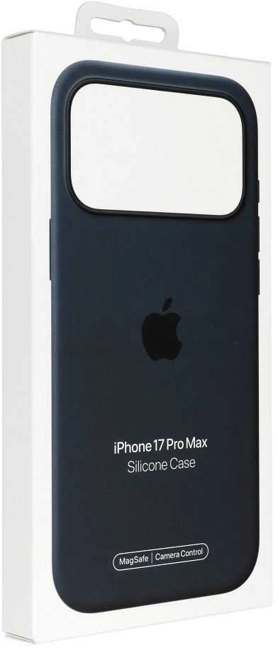 Apple iPhone 17 Pro Max Silicone Case with MagSafe – Midnight - MGFP4ZM/A
