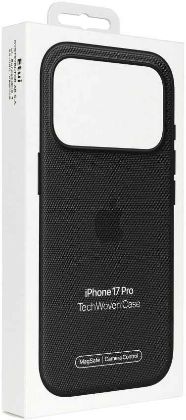 Apple iPhone 17 Pro TechWoven Case with MagSafe - Black - MGF34ZM/A