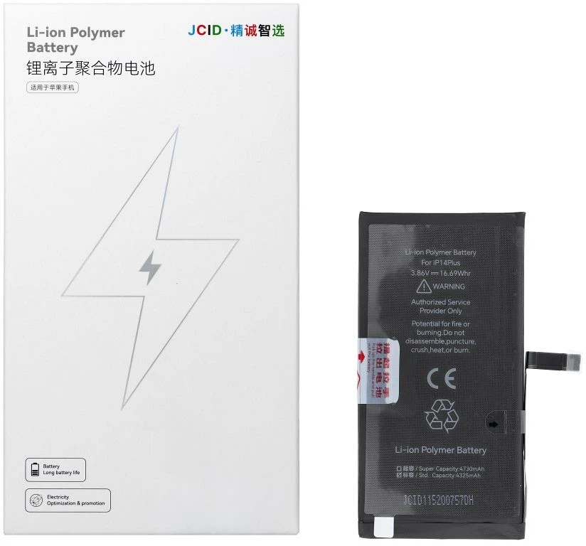 Phoneparts JCID baterija, skirta „iPhone 14 Plus“ (standartinė talpa)