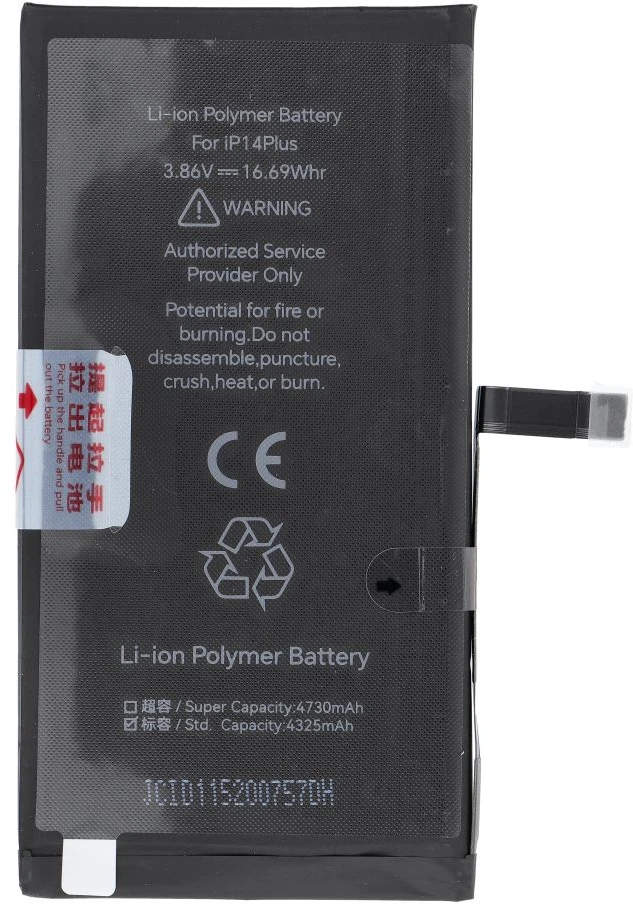 Phoneparts JCID baterija, skirta „iPhone 14 Plus“ (standartinė talpa)