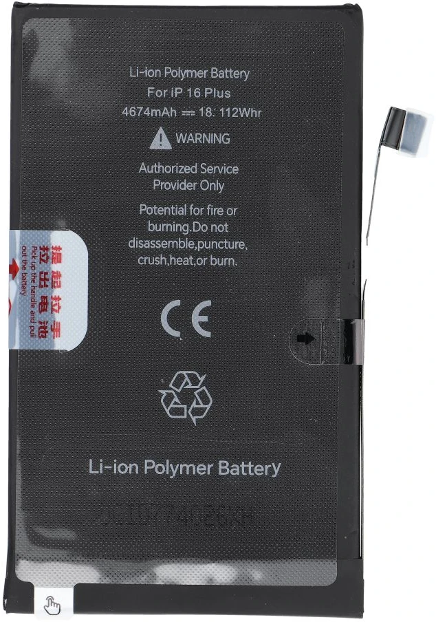 Phoneparts JCID baterija, skirta „iPhone 16 Plus“ (standartinė talpa)