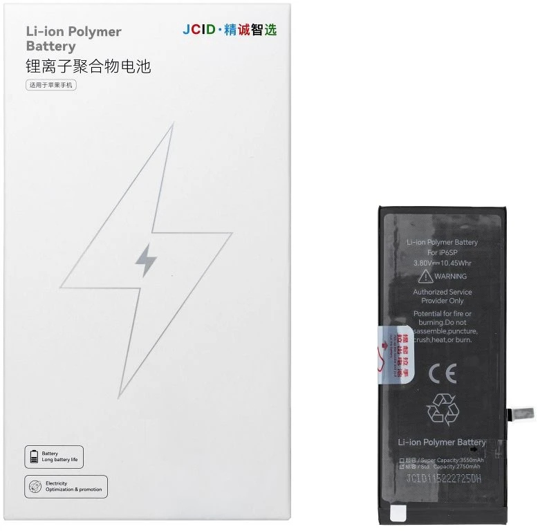 Phoneparts JCID baterija, skirta „iPhone 6S Plus“ (standartinė talpa)