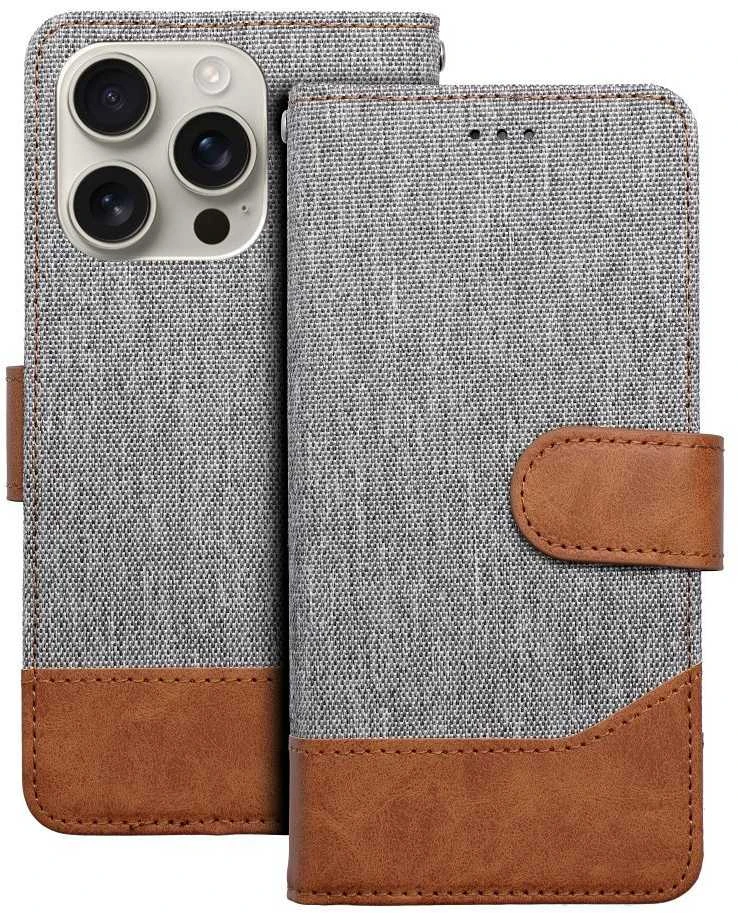 OEM atverčiamas dėklas, skirtas iPhone 17 AIR, džinsinio audinio pilka