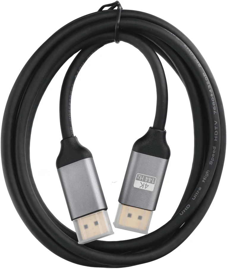 BlueStar Cable Ekranas Port to Ekranas Port 1.4 Blue Star 4K 120Hz - High Speed, HDR, Ethernet, G-SYNC/FreeSync, 32Gbp, 2 m juodas