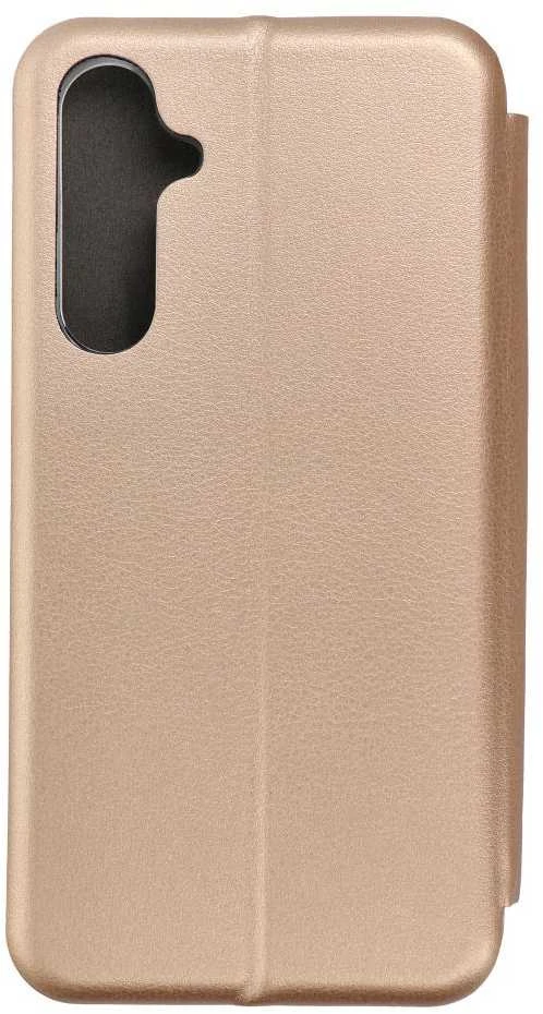 Oem ELEGANCE book dėklas skirtas Samsung Galaxy S23 FE aukso spalvos