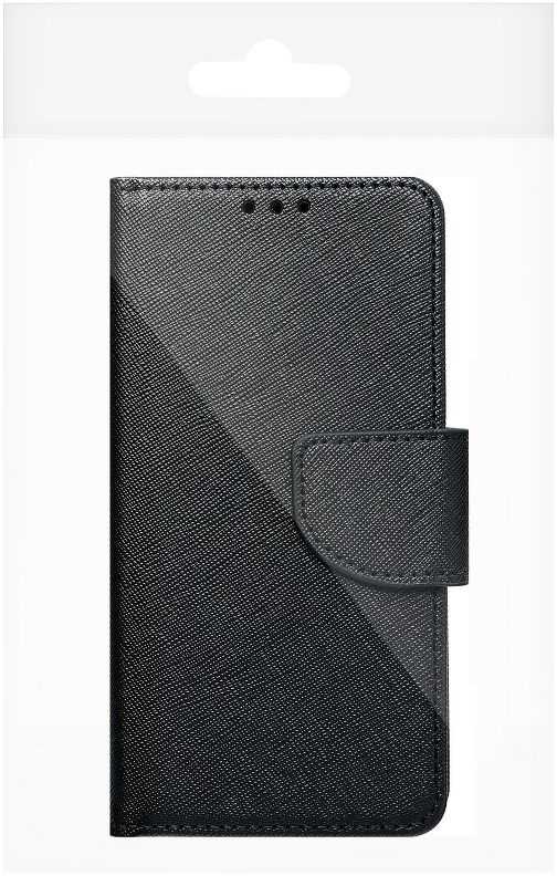 Oem FANCY Book dėklas skirtas Samsung Galaxy A12 juodos spalvos