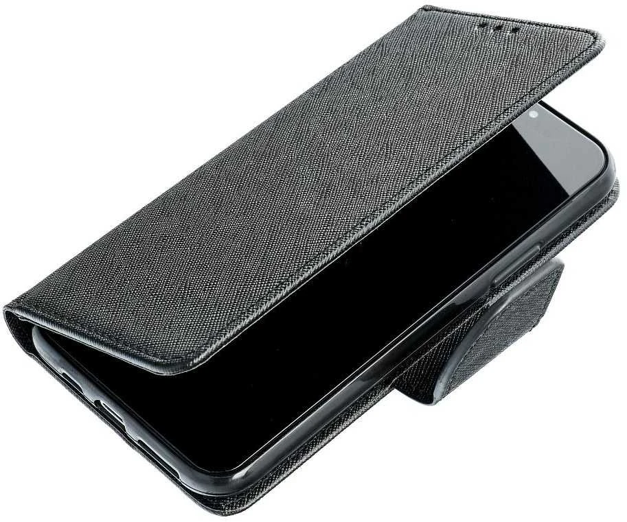 Oem FANCY Book dėklas skirtas Samsung Galaxy A22 5G juodos spalvos
