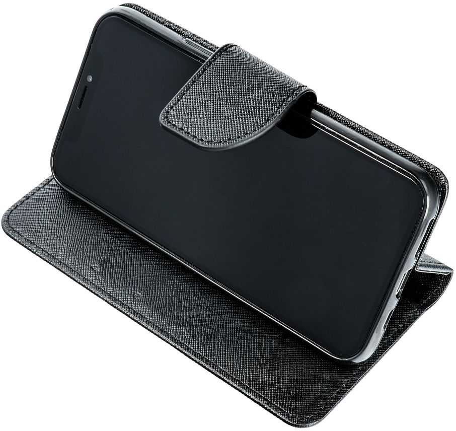 Oem FANCY Book dėklas skirtas Samsung Galaxy A25 5G juodos spalvos