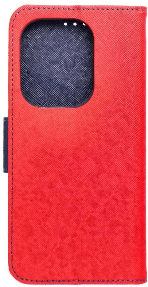 Oem FANCY Book dėklas skirtas Xiaomi Redmi Note 13 Pro 4G red / mėlynos spalvos