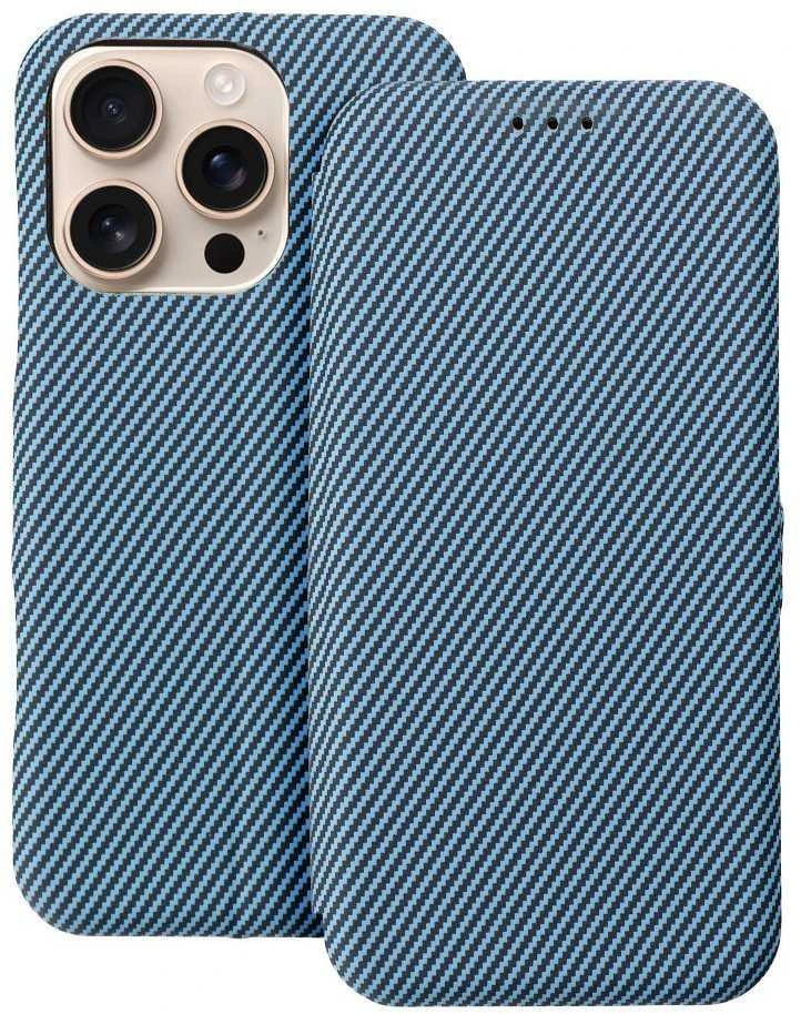 Dėklas Oem Flip case for iPhone 16 PRO MAX Folio Side Magnet mėlynas