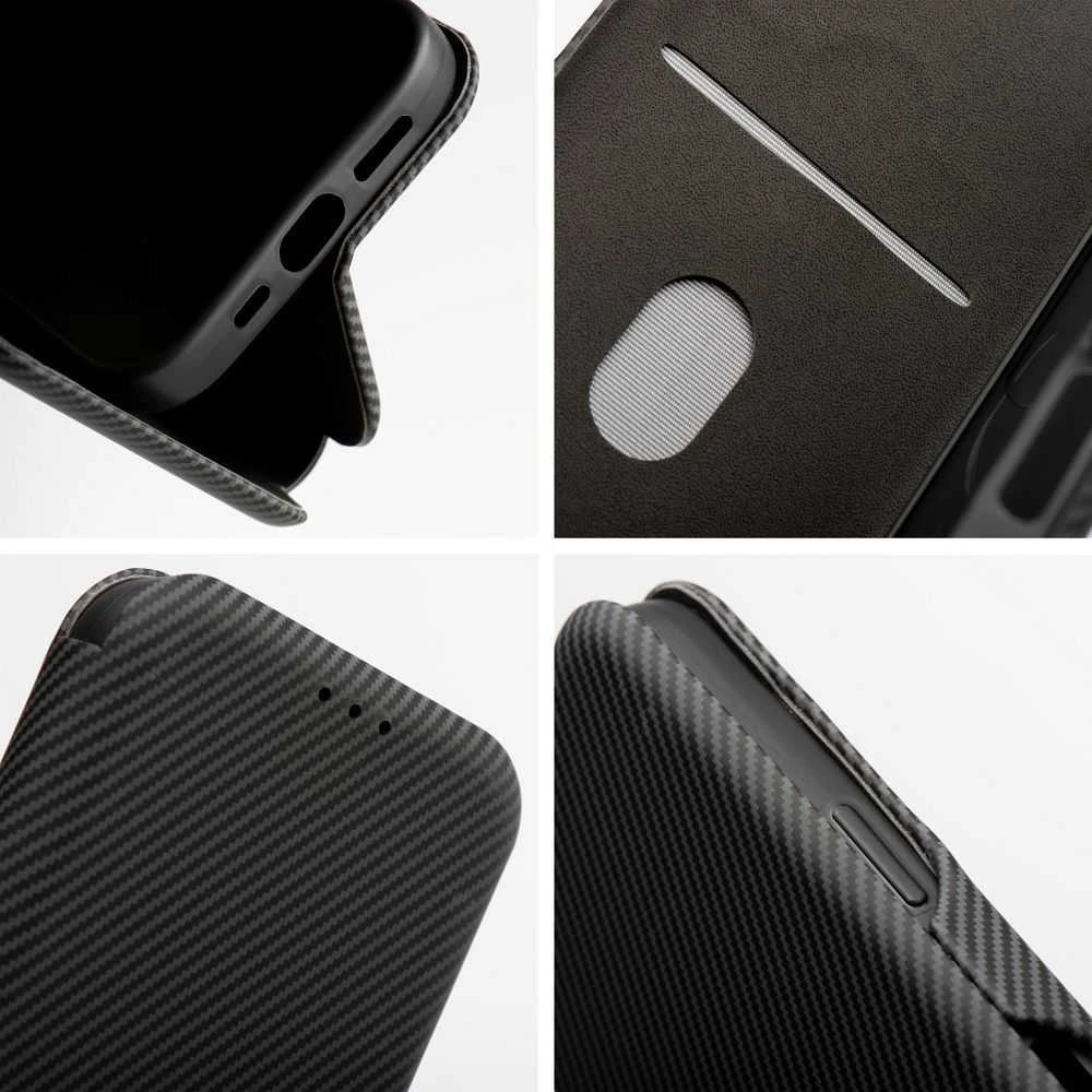Oem FOLIO Side Magnet book dėklas skirtas Samsung Galaxy S25 PLUS juodos spalvos